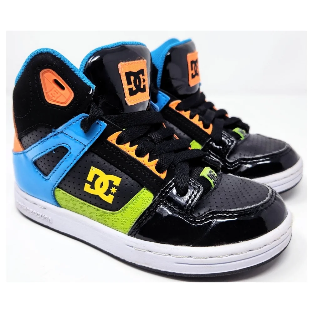 DC Youth's Rebound J skateboard sneakers Size 12 - Picture 2 of 8